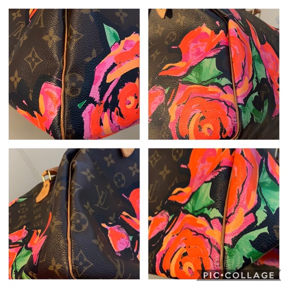 🌹Louis Vuitton 🌷Stephen Sprouse Roses Speedy30🌹 - Picture 12 of 16